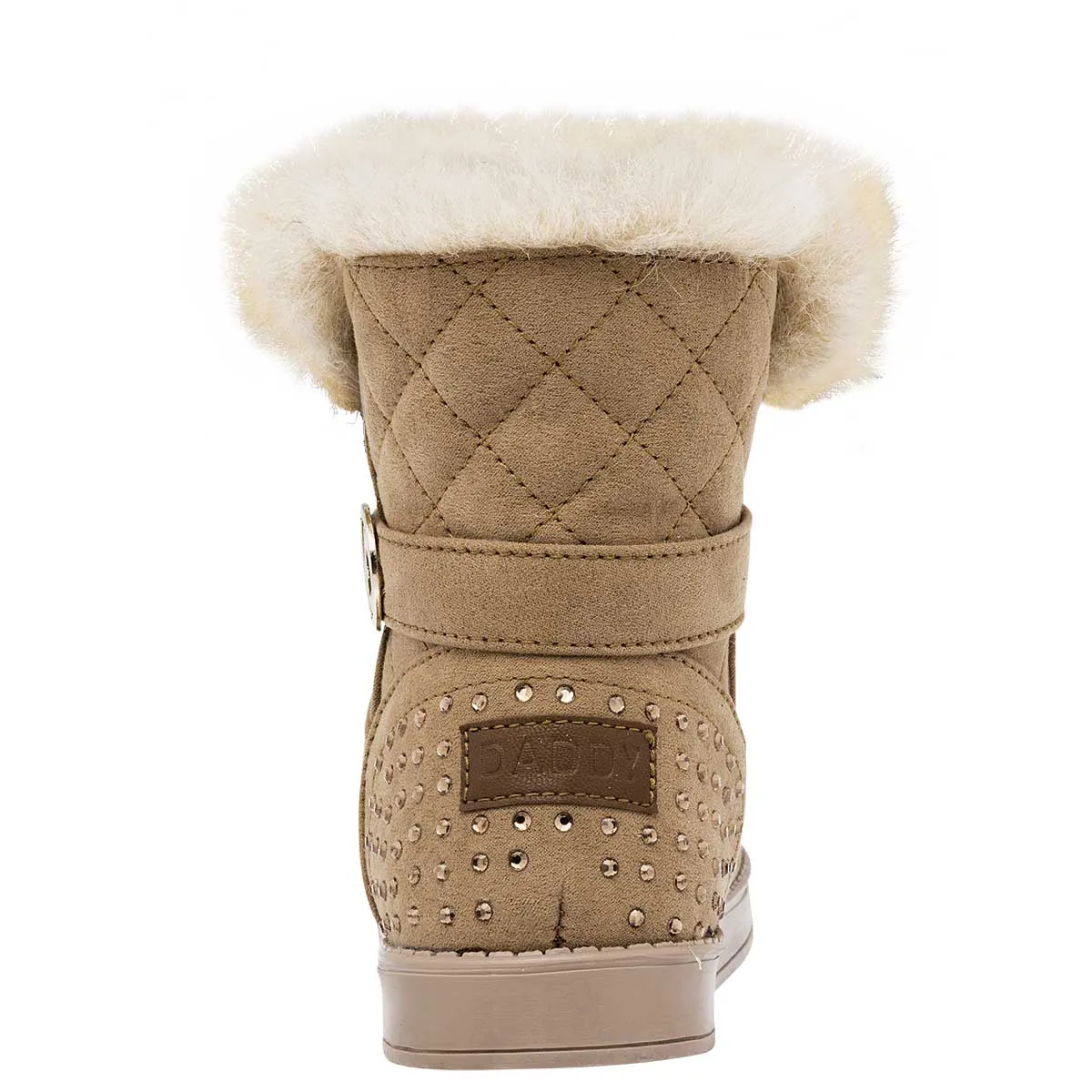 Botas Exterior Sintético Color Beige  Para Niña De Daddy